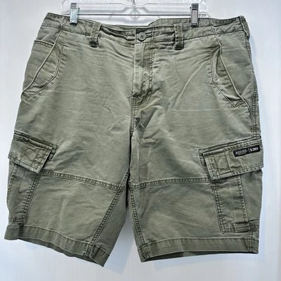 Superdry Pantalones Cortos Cargo Para Hombre 38 Verde Combat Utility Bolsillos Algodón Peso Pesado Foto 1 de 4