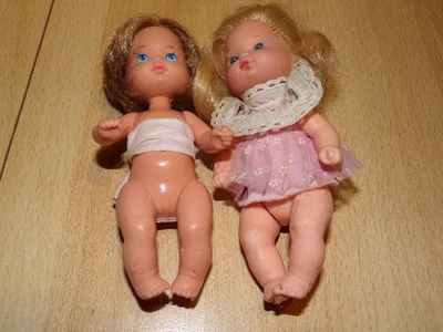 2 bébés poupées barbies mattel 1978 ( un peu abimés ) - Photo 1/4