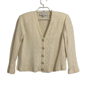 Maglione Cardigan Lana Maglia Collezione St. John - Foto 1 di 7