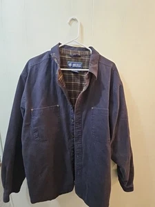 Cappotto uomo robusto con bottoni foderato in flanella Northeast Outfitters fienile - Foto 1 di 6