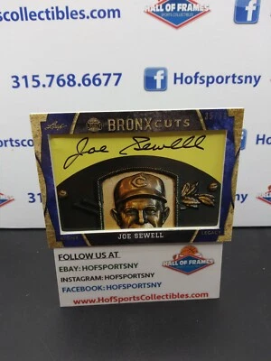 2024 LEAF BRONX LEGACY JOE SEWELL BRONX CUTS SIGNATURE AUTO 35/50 - Image 1 of 3