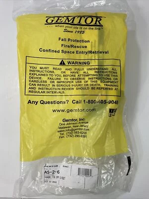 NEW Gemtor Tie Off 6 feet Choker Model AS-2-6 - Image 1 of 4