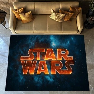 Starwars Teppich, Starwars gemusterter Teppich, Starwars Vorleger, Starwars Game Rug, Kinderteppich - Bild 1 von 13