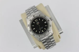Reloj profesional Tag Heuer WK1110.BA0308 para hombre serie 2000 negro plata BA0317 - Imagen 1 de 11