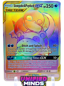 Pokemon Sun & Moon UNIFIED MINDS Reverse Holo Foil Rainbow Secret Rare YOU PICK - Picture 1 of 250