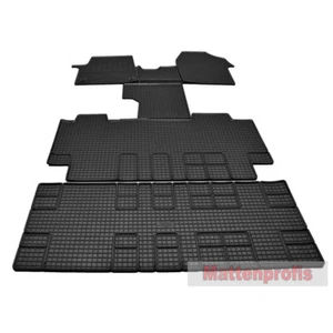 Gummimatten Gummifußmatten Komplettauslage + DG für Toyota Proace Bj. 2016 6tlg - Picture 1 of 6