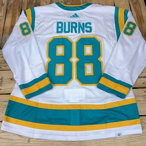 🦈 Brent Burns #88 San Jose Sharks Adidas Reverse Retro 2.0 Jersey SZ 54 NWT NHL - Imagen 1 de 9