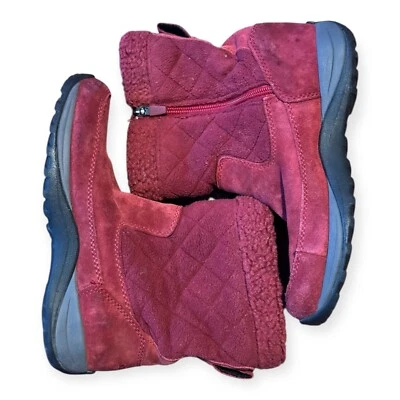 L.L. Botas de Senderismo Bean para Mujer Talla EE. UU. 7W Rojo Granate PrimaLoft Gamuza Fieltro Acolchadas Foto 1 de 4