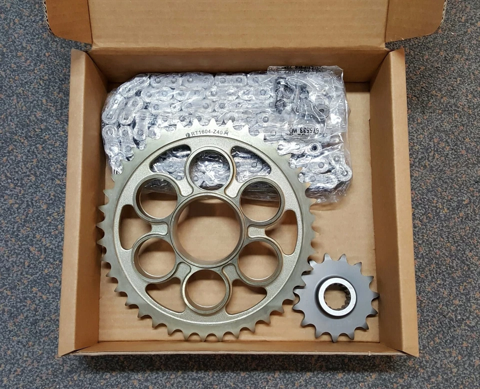 Genuine Ducati Chain And Sprocket Kit, Multistrada 1200 DVT, 15-17, 67620941A - Image 1 of 1