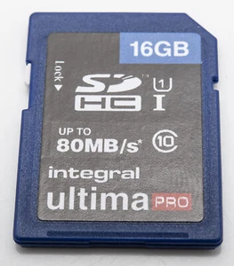 Ultima Pro Integral 16GB SDHC I 1 Card Class 10 - Picture 1 of 2