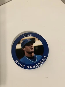 Chicago Cubs Ryan Sandberg Button MLB Hall of Fame - Picture 1 of 2