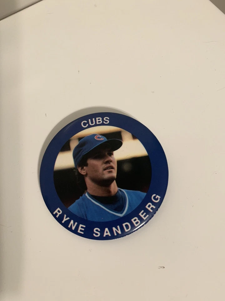 Chicago Cubs Ryan Sandberg Button MLB Hall of Fame - Image 1 of 2