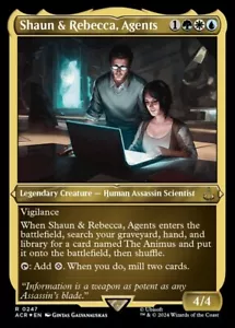 1x - Shaun & Rebecca, Agenten - GEÄTZTE FOLIE - Assassin's Creed - Neuwertig MTG - Bild 1 von 1