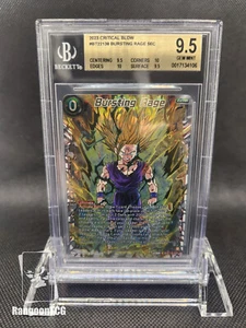 BGS 9.5 Bursting Rage BT22-138 SCR Critical Blow Dragon Ball Super Card Game - Picture 1 of 2