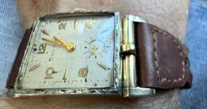 BULOVA 1950 L0 Photo Watch “A” Photo Frame Wristwatch 17 Jewel U.S.A. WORKS RARE - Picture 1 of 24