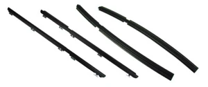 New 4-PC Rear Window Sweep Beltline Molding Kit For 1984-96 4-Door XJ Cherokee - Picture 1 of 4