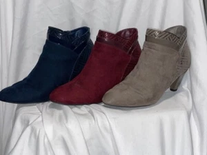 Karen Scott Cahleb Dress Booties created for Macy's - size 9m - multiple colors! - Picture 1 of 22