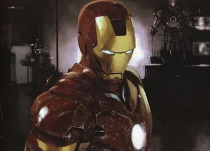 Marvel Comics Iron Man Gerald Parel Exclusive Lithograph Print 12 x 10 Poster - Picture 1 of 3
