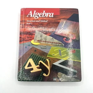 Algebra Structure & Method Book 1 - Hardcover, by Houghton Mifflin - Picture 1 of 3
