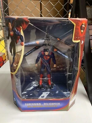 DC World Tech SUPERMAN Remote Control Helicopter - New In Box - Image 1 of 2