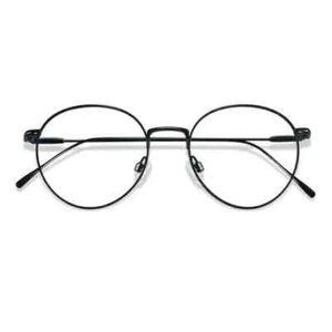 Blue Light Blocking Round Glasses Small Face Men /Women Clear Black Frame - Picture 1 of 6