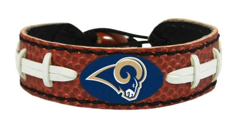 Rams Football Leather bracelet team color game wear Cover