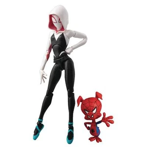 Sen-Ti-Nel: Spider-Man: Into The Spider-Verse Spider-Gwen & Spider-Ham Figure - Picture 1 of 8