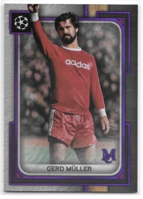 Gerd Muller (Bayern Munchen) Amethyst /99 Topps Museum UCL 23-24 - Image 1 of 2
