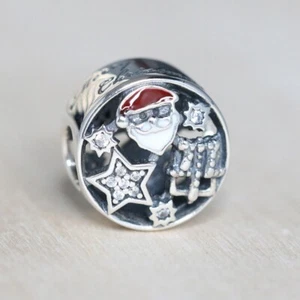 Neu Original Pandora Christmas Joy 796364CZ Bead mit Etikett & Wildlederbeutel - Bild 1 von 7
