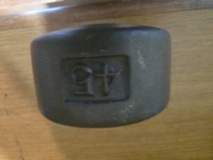 45 LBS YORK DUMBBELL BLOB STRONG MAN - Picture 1 of 3