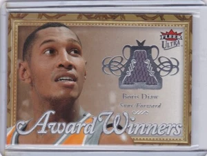 2007 Fleer Ultra Basketball Card #AW-BD Boris Diaw Game Used Swatch 102/199 -NM - Picture 1 of 2