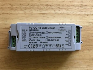 Power Supply Driver Dimmable Transformer for  LED Tape Strip Lights PV-CC-45 - Picture 1 of 4