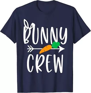 Bunny Crew Easter Cousin Crew Matching Family Outfit Funny T-Shirt Hoodie - Picture 1 of 16
