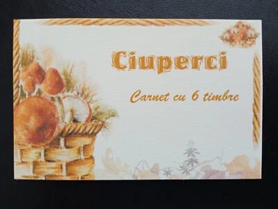 2001 Romania, Mushrooms, Edible and Poisonous, MNH Booklet, Print Run: 5000 - Image 1 of 3