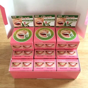 12X Isme Rasyan Nature Herb Clove Toothpaste Whitening Anti-Bacteria Thai Gift - Picture 1 of 11