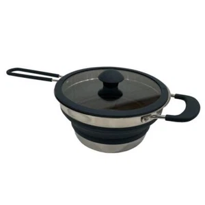 Vango Cuisine Collapsible Non-Stick Pot - 1.5L Saucepan with Lid - Picture 1 of 5