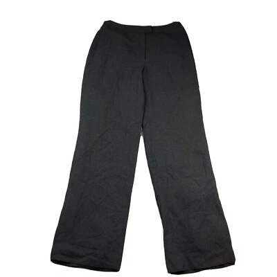 Jones New York Pants Womens 4 Gray Lined Flat Front Straight Leg - Image 1 of 4