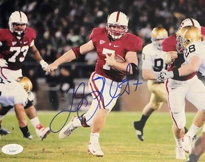 Toby Gerhart Signed Autographed Stanford Cardinal 8x10 Photo JSA COA  - Image 1 of 2