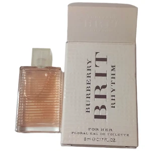 Burberry Perfume Mini 5 ml Brit Rhythm Eau de Toilette Travel Size Fragrance - Picture 1 of 24