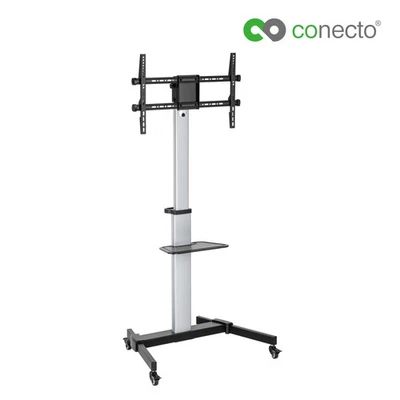 conecto TV Ständer Standfuß rollbar 37-86 Zoll für viele Fernseher/Monitore - Bild 1 von 4