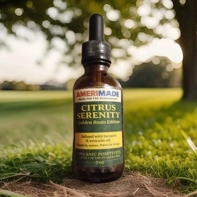 Citrus Serenity Body Oil - All Natural Moisturizer for Men & Women | Dry Skin - Image 1 of 4