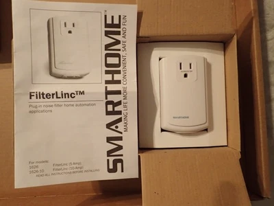 Smarthome Insteon X-10 FilterLinc Plug In Noise Filter Model 1626-10 - NOS 10amp - Image 1 of 4