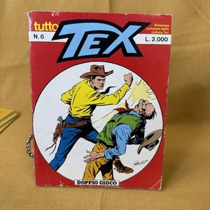 Cómic Tutto Tex N.6 1986 - Doppio Gioco - Western Bonelli italiano - Imagen 1 de 5