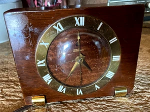 MCM TELECHRON ELECTRIC CLOCK HARDWOOD 1950's - Picture 1 of 5