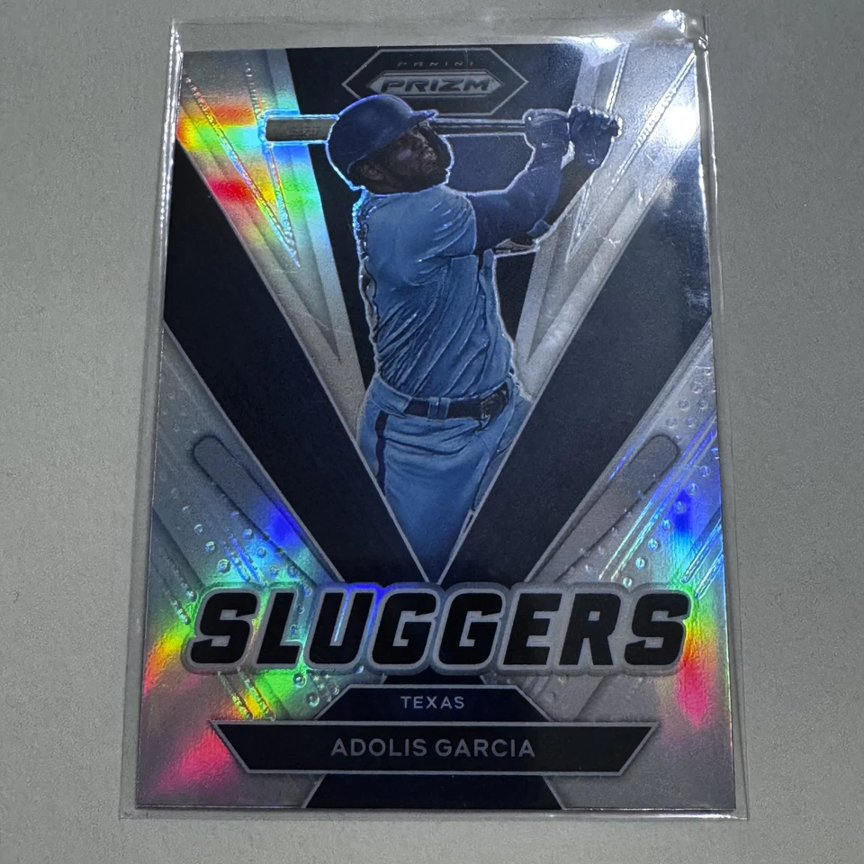 2022 Panini Prizm #SL-8 Adolis Garcia Sluggers Silver Prizm - Image 1 of 1