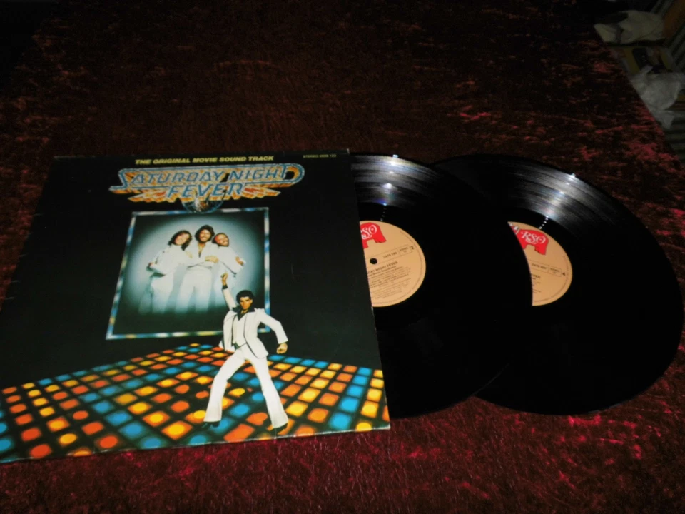 saturday night fever original movie soundtrack lp vinyl 2er set sampler - Bild 1 von 3