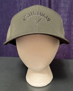 Callaway Flex Fit Golf Hat L/XL Deep Green Black Logo NWT - Imagen 1 de 6