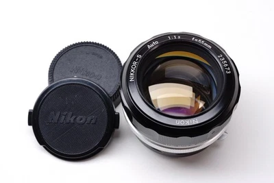 Nikon Nikkor S Auto 55mm f1.2 Non AI Lens - Image 1 of 4