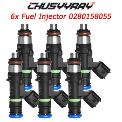 Inyector de combustible nuevo 0280158055 para Mercury Mountaineer 2006-2010 4,0 L 6 piezas Foto 1 de 4