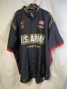 VTG 90’s NHRA Tony Schumacher "The Sarge" Army Phoenix Custom Apparel Jersey 3XL - Picture 1 of 7